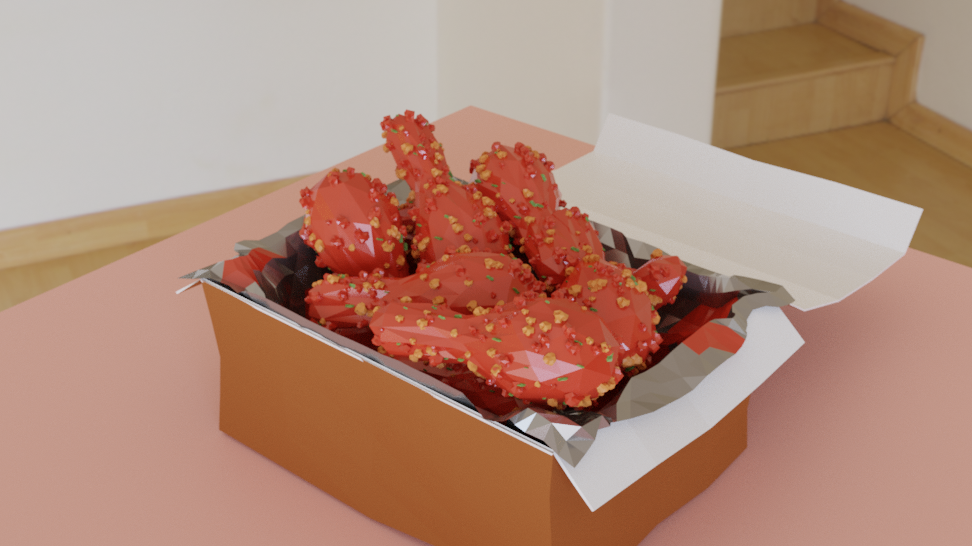 Lowpoly chicken (spicy)